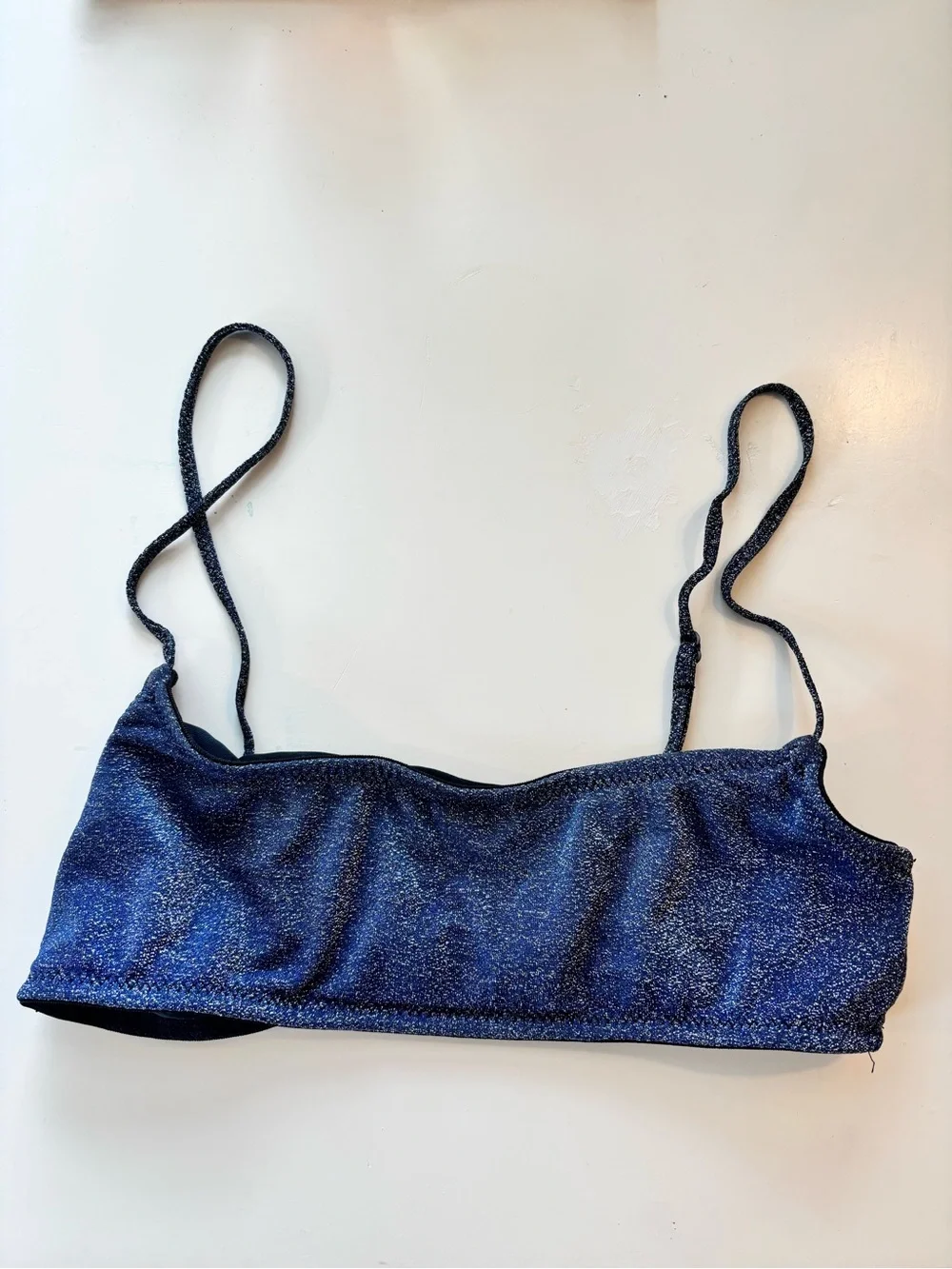 Triangl swimwear Navy Blue Shimmer Bikini Set